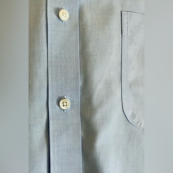 Men's “Brooks Brothers” Regent Fit Long Sleeve Button Up Dress Shirt - Picture 8 of 10